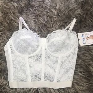 White Lace Corset